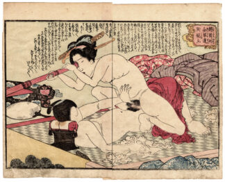 WATER MARGIN: SQUIRE ZHAO DOUBTS JIN CUILIAN (Utagawa Kuniyoshi)