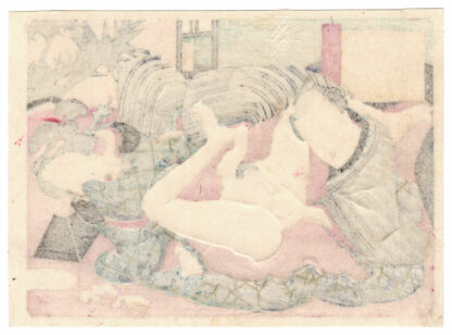 DIALOGUES IN THE BEDROOM: INSECTS (Utagawa School)