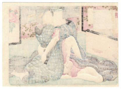 DIALOGUES IN THE BEDROOM: AMBER AGATE (Utagawa School)