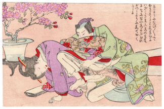 LOVERS AND CHERRY BLOSSOMS (Unknown Artist)